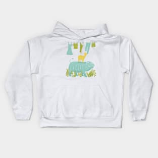 Humphrey the Hippo and the Cameroon Mountain Goat Kids Hoodie